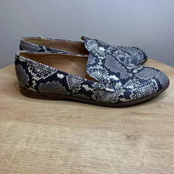 Madewell Alex Loafer Snakeskin Size 7 - Picture 5 of 7